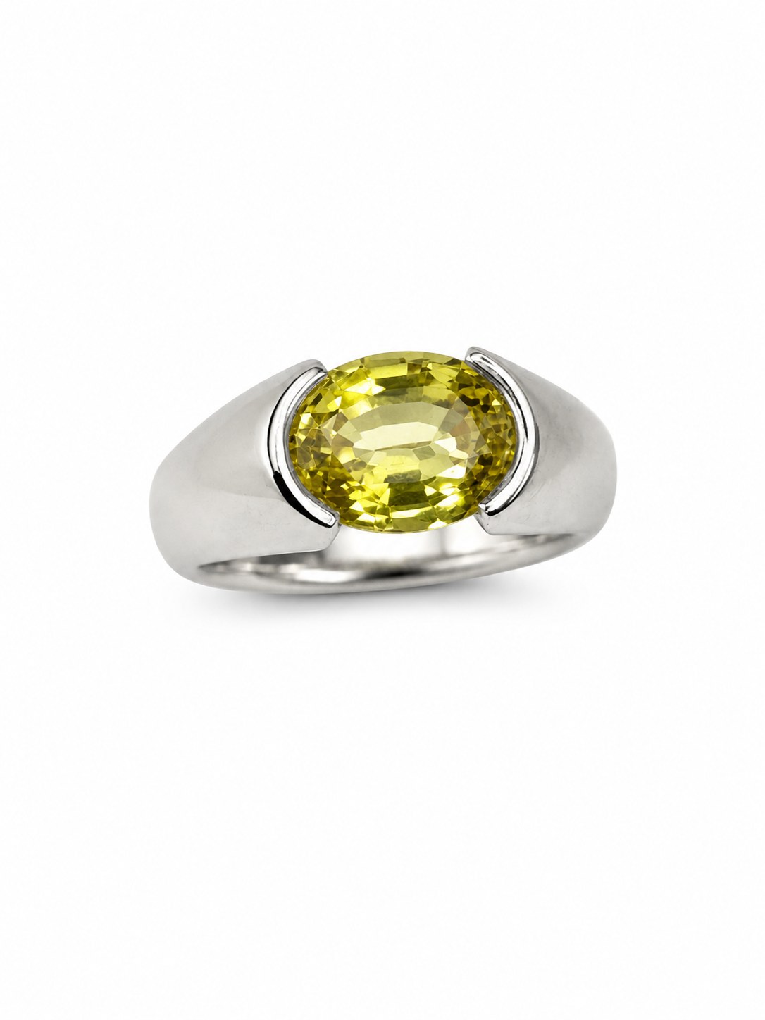 Poised Light straight ring