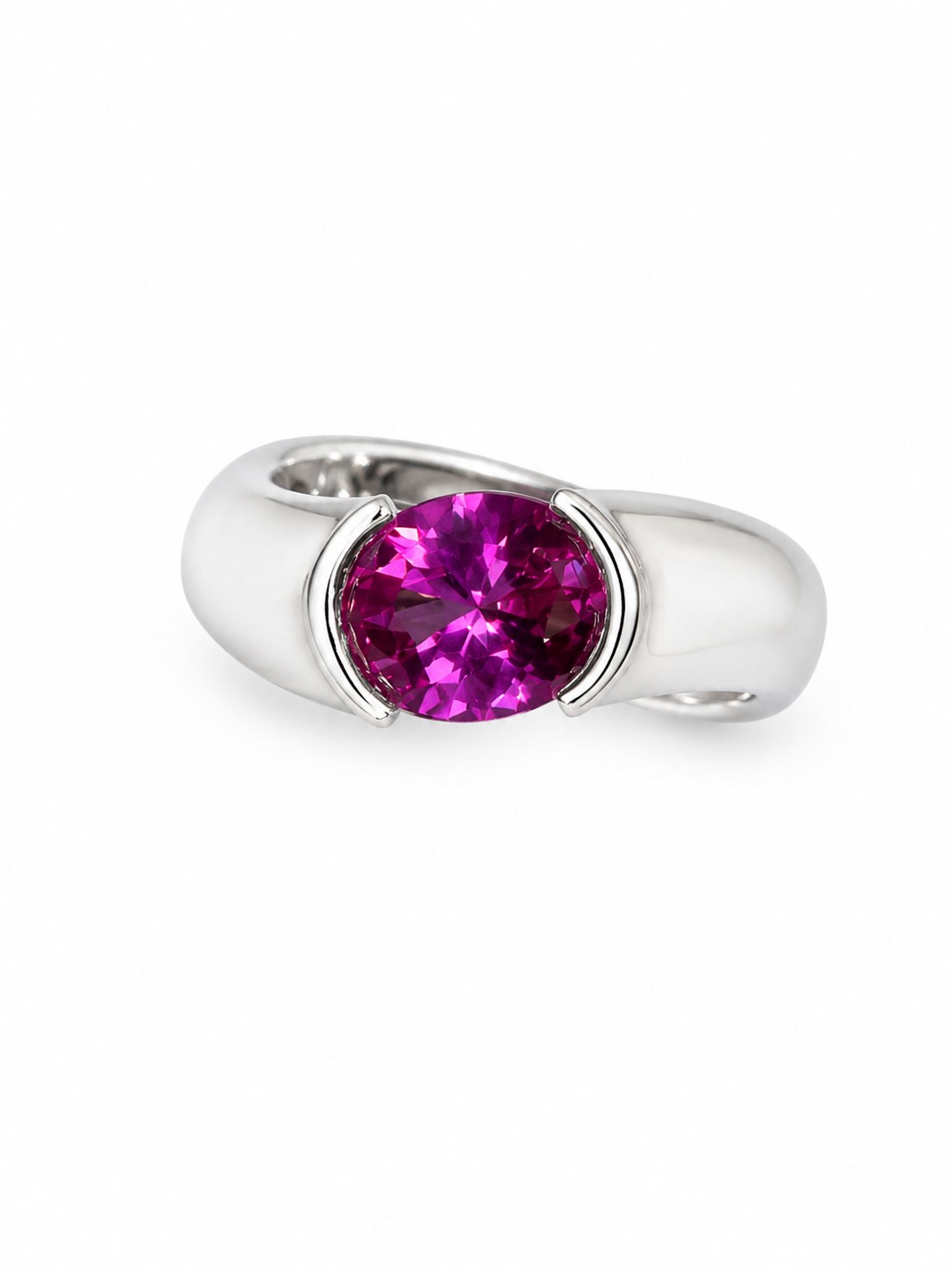 Poised Light twisted ring
